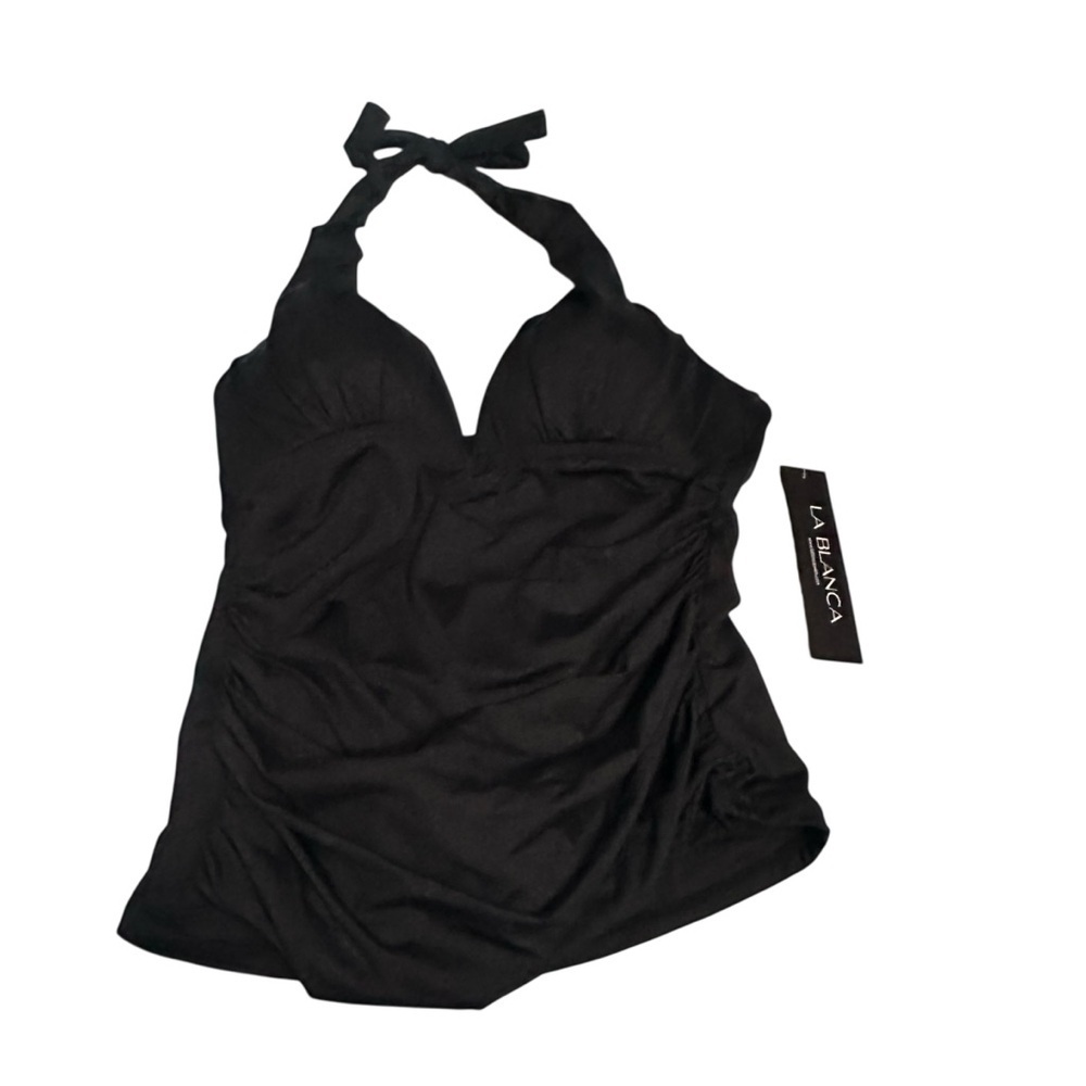 La Blanca Elegant Black Swim Top
